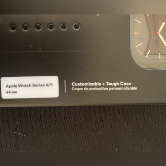 Pair RhinoShield CrashGuard NX Apple Watch Series 4/5 44mm-Black Open Box - Picture 3 of 3